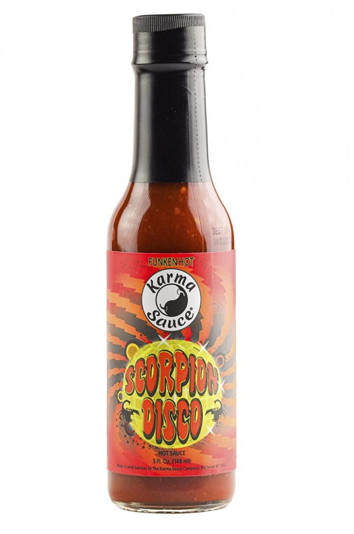 ostry sos chili Karma Scorpion Disco z Trinidad Scorpion